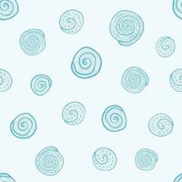 Hand drawn Doodle pattern Abstract ornament background vector