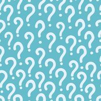 Question Mark Seamless Pattern Background vector