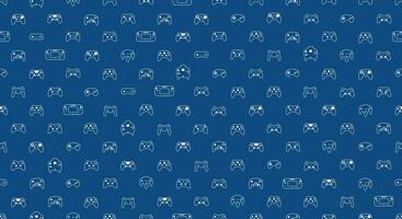 Gamepad Video game controller background vector