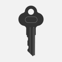 Vector Key icon on white background