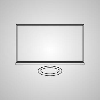 Computer display Screen computer monitor vector
