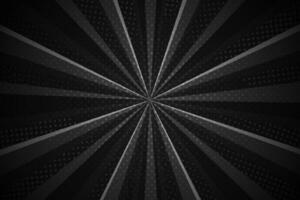 Dark black retro halftone background with stripes and dots vector