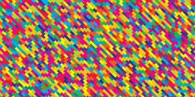 Abstract colorful seamless geometric grid background with colored shapes vector