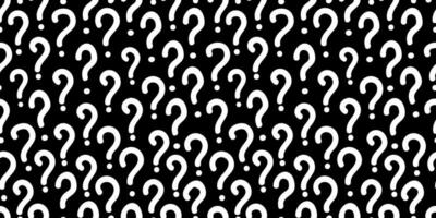 Question Mark Seamless Pattern Background vector