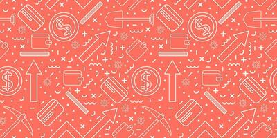 Gadgets and devices pattern collection vector