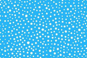 Colorful blue Hand drawn dots abstract background vector