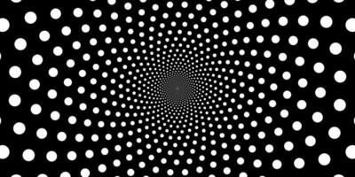 Black and white Halftone dotted background Pop art overlay texture vector