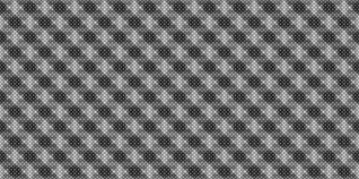 Dark black pixel mosaic abstract seamless geometric grid background vector