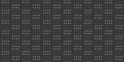 Big Data illustration Binary code seamless pattern vector