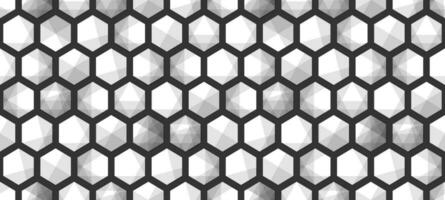 Abstract hexagonal geometric pattern background vector