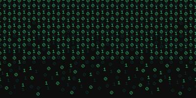 Big Data illustration Binary code seamless pattern vector
