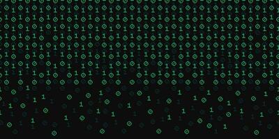 Big Data illustration Binary code seamless pattern vector