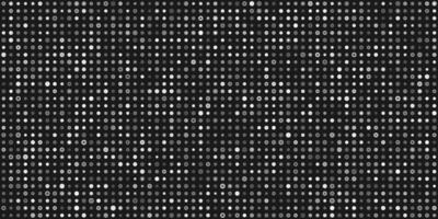 Black and white Hand drawn dots abstract background vector