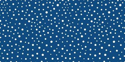 Colorful blue Hand drawn dots abstract background vector