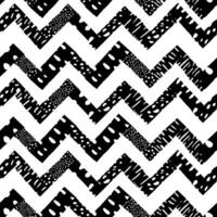 Seamless chevron geometric pattern retro vintage Zigzag lines background vector