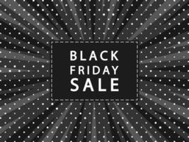 Black friday sale vector banner