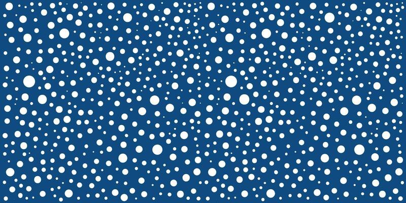 Colorful blue Hand drawn dots abstract background