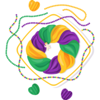 King Cake with baby toy png