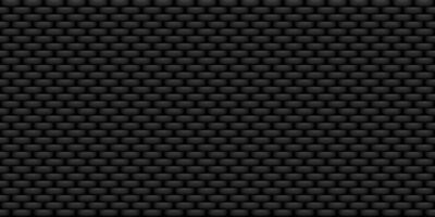 Dark black Geometric grid Carbon fiber background Modern dark abstract seamless texture vector