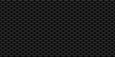 Dark black Geometric grid Carbon fiber background Modern dark abstract seamless texture vector