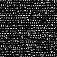 Hand drawn Doodle pattern Abstract ornament background vector