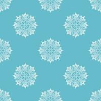 Seamless texture pattern with snowflakes vector