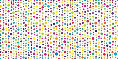 Colorful Hand drawn dots abstract background vector