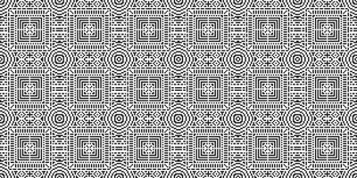 Monochrome geometric grid Pixel Art background Modern black and white abstract mosaic texture vector