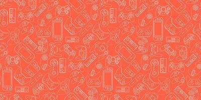 Gamepad Video game controller background vector