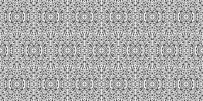 monocromo geométrico cuadrícula píxel Arte antecedentes moderno negro y blanco resumen mosaico textura vector