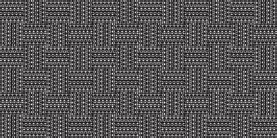 Monochrome geometric grid Pixel Art background Modern black and white abstract mosaic texture vector