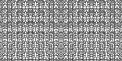 Monochrome geometric grid Pixel Art background Modern black and white abstract mosaic texture vector