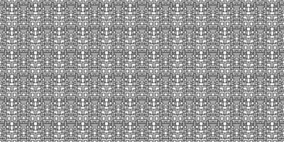 monocromo geométrico cuadrícula píxel Arte antecedentes moderno negro y blanco resumen mosaico textura vector