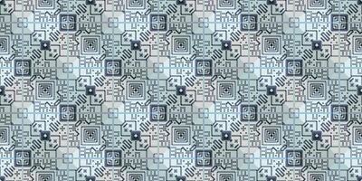 Monochrome geometric grid Pixel Art background Modern colored abstract mosaic texture vector