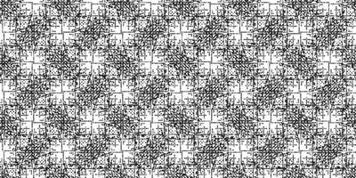 monocromo geométrico cuadrícula píxel Arte antecedentes moderno negro y blanco resumen mosaico textura vector