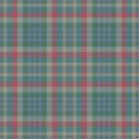 Plaid seamless pattern. Check fabric texture. Vector textile print.