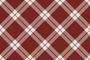 Tartan plaid background, diagonal check seamless pattern. Vector fabric texture for textile print, wrapping paper, gift card, wallpaper.