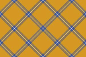 Tartan plaid background, diagonal check seamless pattern. Vector fabric texture for textile print, wrapping paper, gift card, wallpaper.