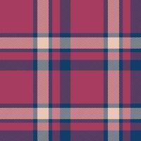 Plaid seamless pattern in red. Check fabric texture. Vector textile print.