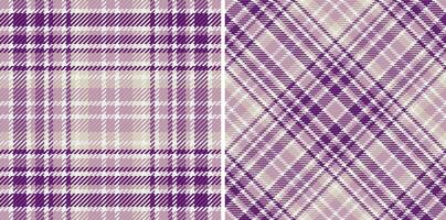 Vector textile fabric of plaid pattern tartan with a texture background seamless check.