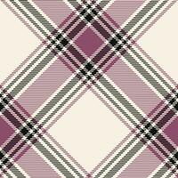 Plaid pattern vector. Check fabric texture. Seamless textile design for clothes, paper print. vector
