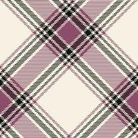 Plaid pattern vector. Check fabric texture. Seamless textile design for clothes, paper print. vector