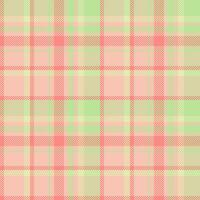 Plaid check pattern of texture background vector with a seamless textile fabric tartan.