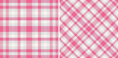 Texture plaid background of textile tartan seamless with a pattern check fabric vector. vector