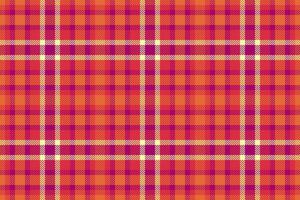 Plaid vector pattern of seamless background textile with a check tartan fabric texture.