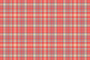 Vector texture tartan of check pattern fabric with a seamless background textile plaid.