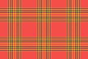 Seamless vector tartan of plaid textile texture with a check fabric pattern background.