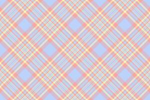 Pattern plaid fabric of texture textile tartan with a seamless vector check background.