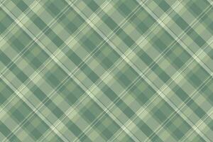 Seamless vector fabric of background pattern texture with a plaid tartan check textile.