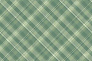 Seamless vector fabric of background pattern texture with a plaid tartan check textile.